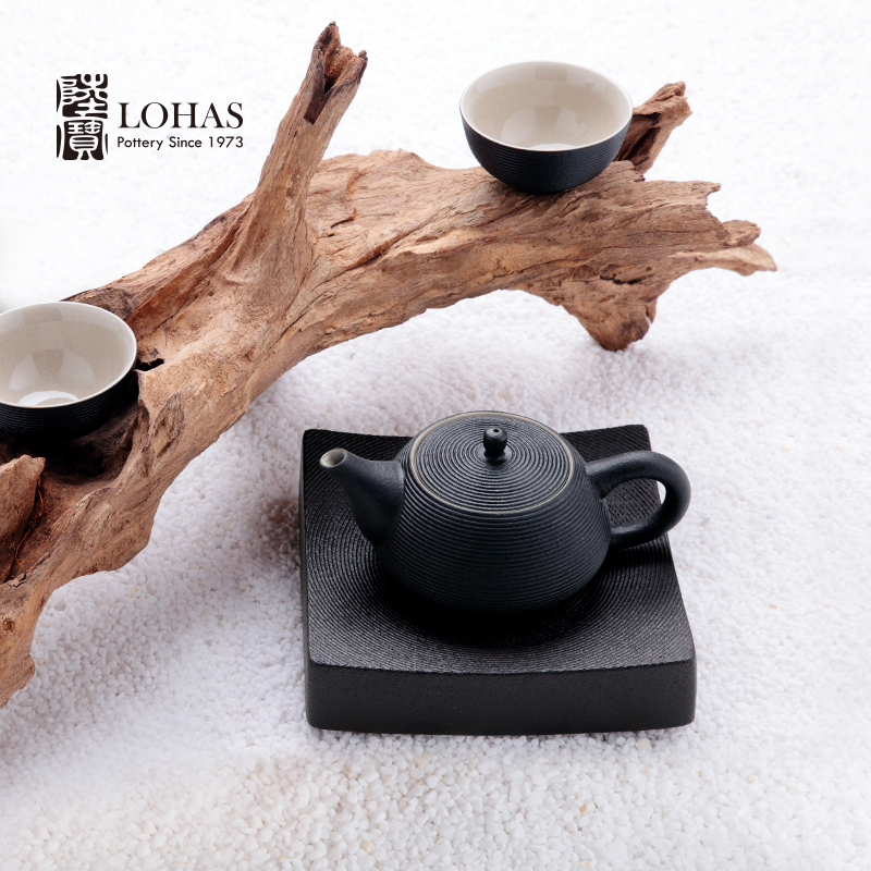 The Pot bearing a Pot saucer tray lupao ceramic tea set with parts Japanese dry mercifully machine in Taiwan
