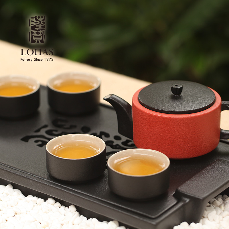Lupao ceramic cup sample tea cup the single CPU personal master cup tea set can match the pot of tea set of many small cups of the custom