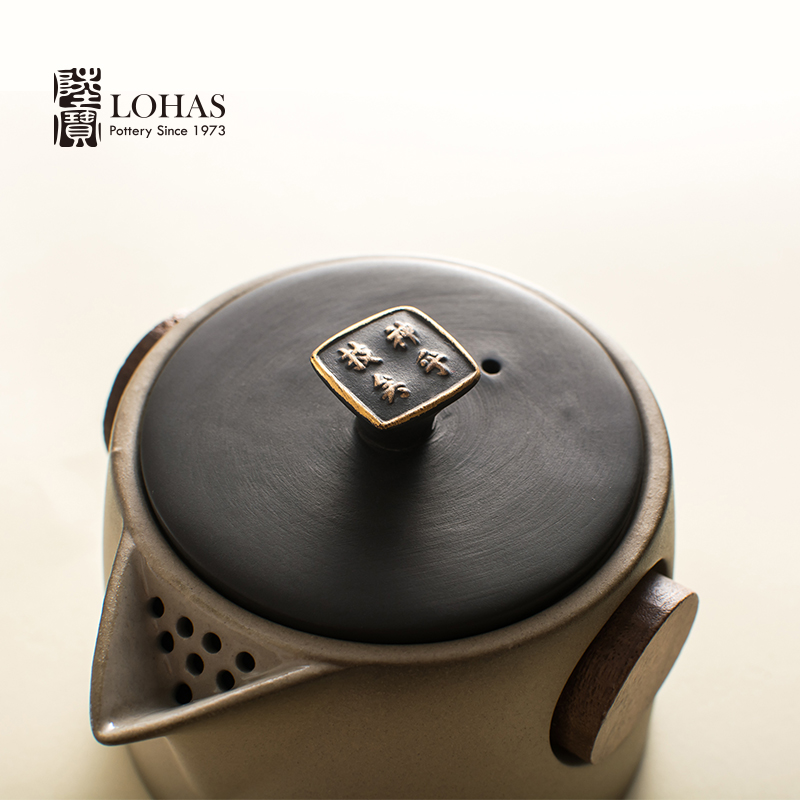 Taiwan lupao ceramic tea set fast snow when the clear tea gift box set of kung fu tea set single pot of tea tea tray