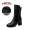 E16712 black (leather lining single boot) all cowhide boot body
