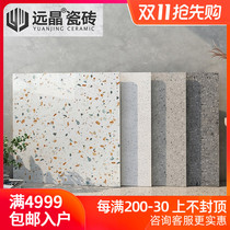 Far Crystal 800x800 bright Nordic terrazzo floor tiles living room dining room tile shops kitchen and bathroom tiles colored light