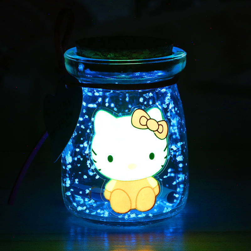 chinese valentine's day walking heart birthday gift for romantic couples of boys and girls luminous stiers wishing star bottle 520 star bottle