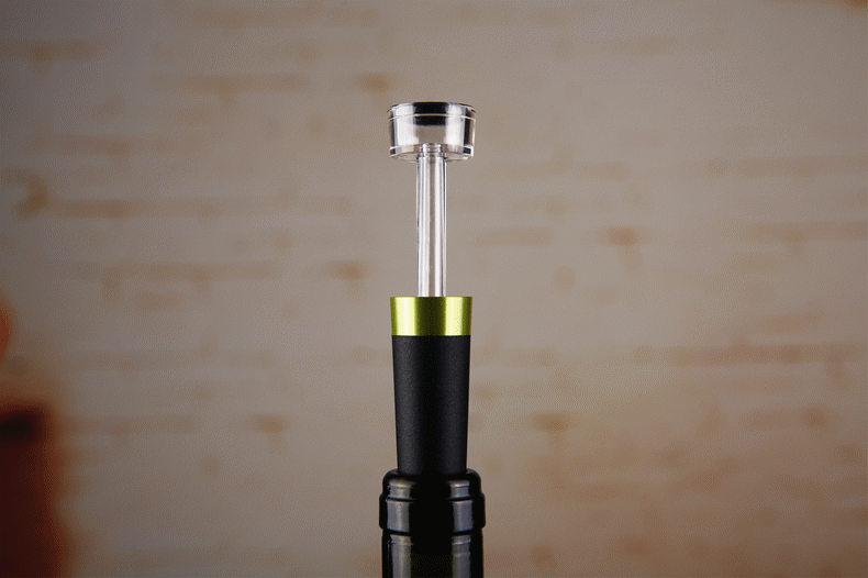 抽真空瓶塞合金红酒塞抽空气彩色酒瓶塞子葡萄酒抽气密封塞保鲜塞