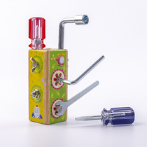 Childrens Montesori teaching aids busy engineer screw kindergarten interactive early education educational toy workbench boy