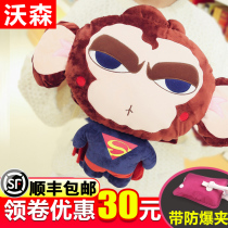 Hand warmer pillow rechargeable explosion-proof hot water bag plush cute baby Female menstrual cartoon hand warmer treasure