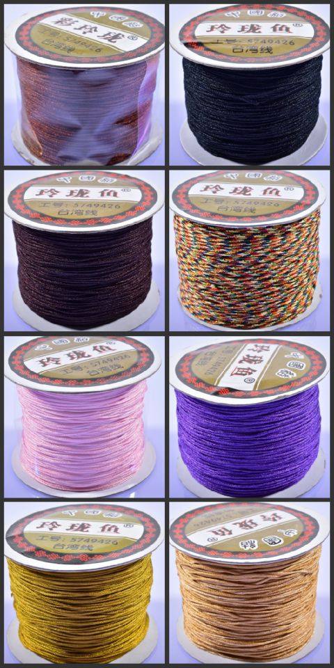 正品72号玉线台湾线串玉线中国结线 diy红绳线 手编线批发