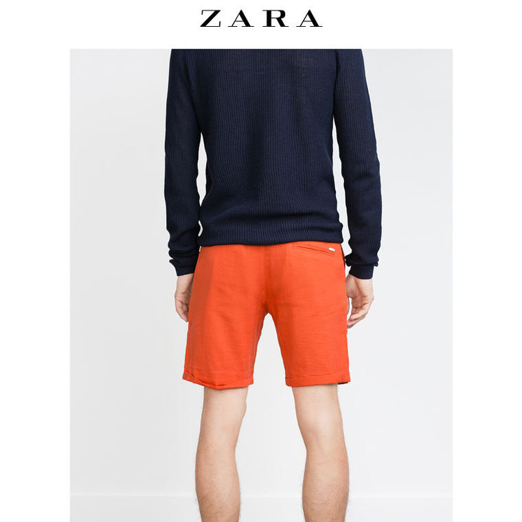 ZARA 男装 棉质百慕大短裤 02262350615