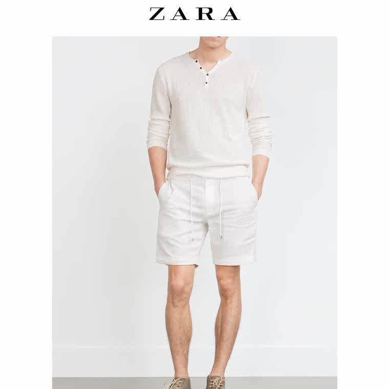 ZARA 男装 棉质百慕大短裤 02262350250