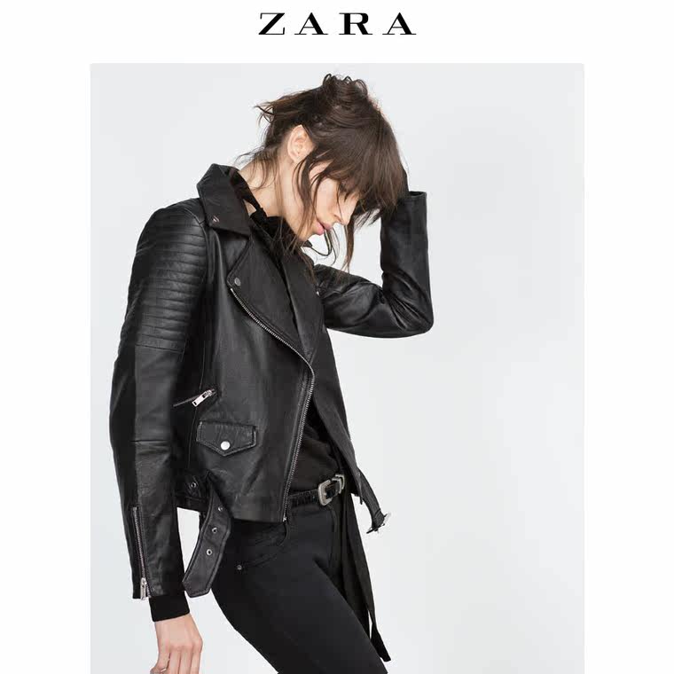 ZARA 女装 真皮外套 05479061800