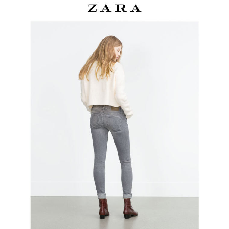 ZARA TRF 女装 合身牛仔紧身裤 05252239802