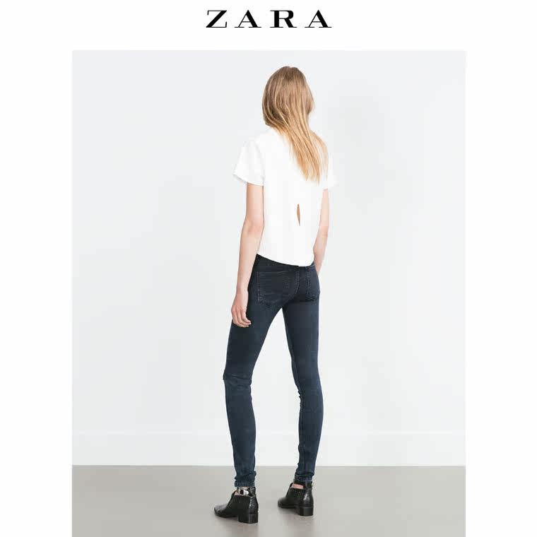 ZARA TRF 女装 合身牛仔紧身裤 05252239030