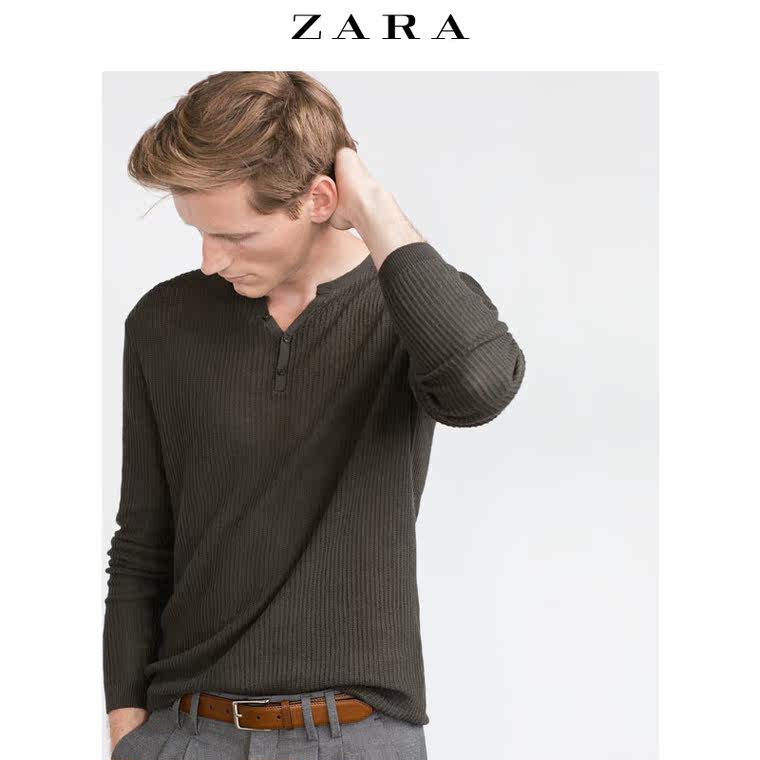 ZARA 男装 纹理针织衫 00693322505