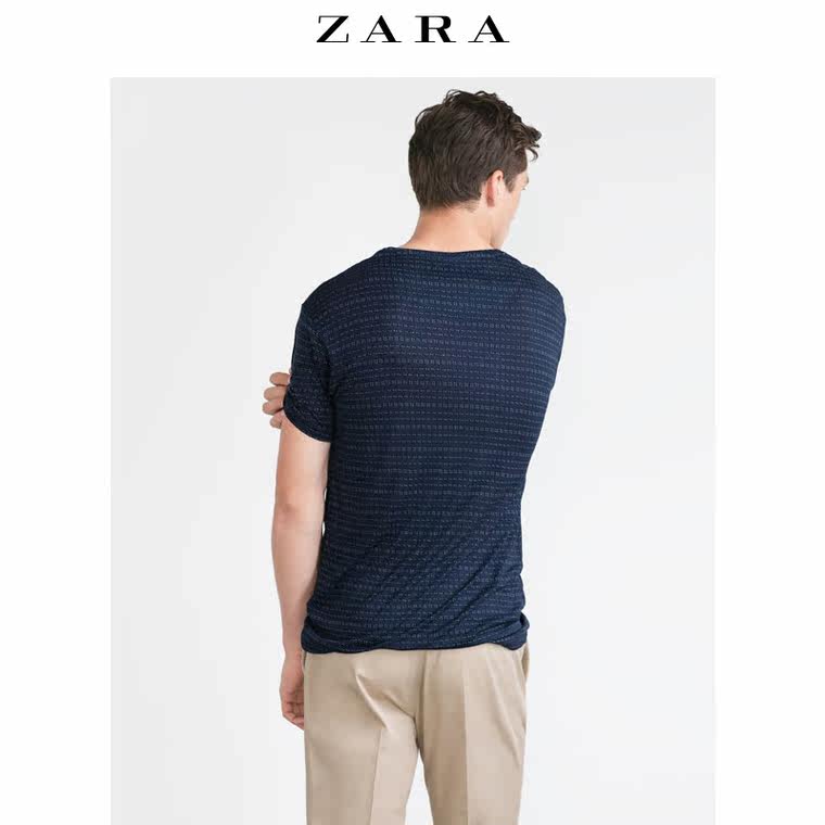 ZARA 男装 双面 T 恤 01259306407