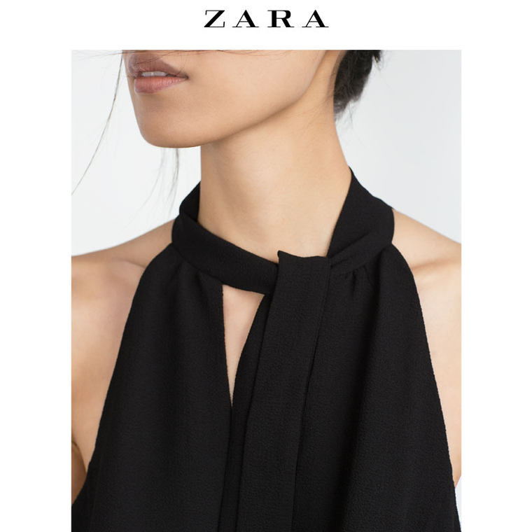 ZARA 女装 结饰领口上衣 05410233800