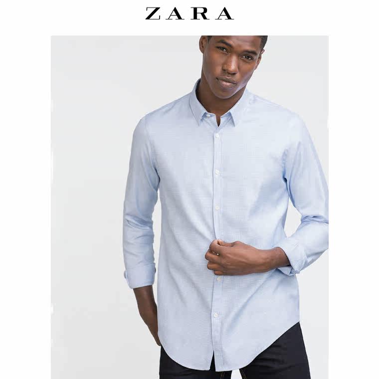 ZARA 男装 纹理衬衫 05445302400