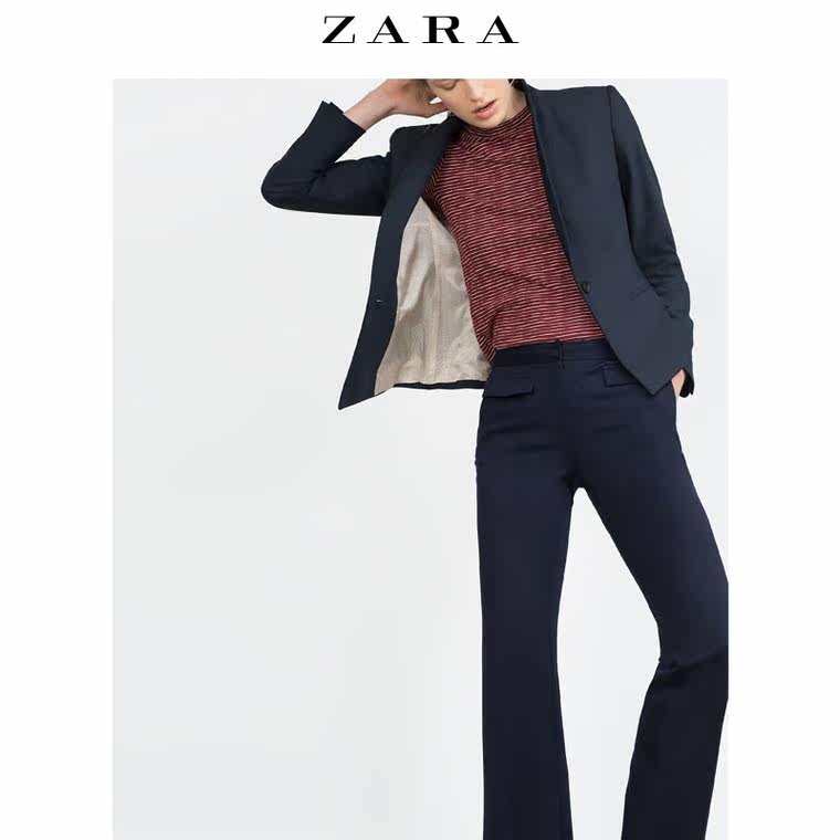 ZARA 女装 双层面料休闲西装 07686230401