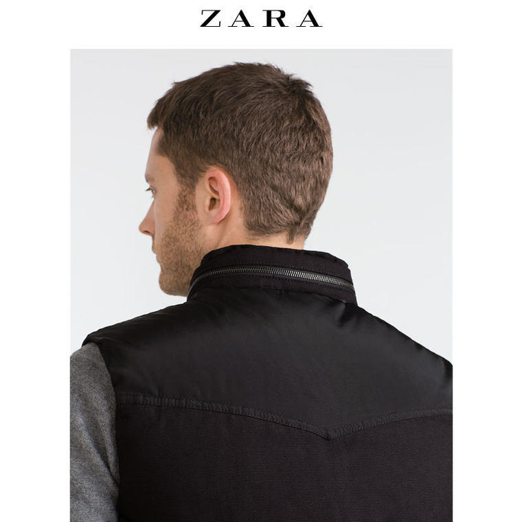 ZARA 男装 撞色背心 05475320800