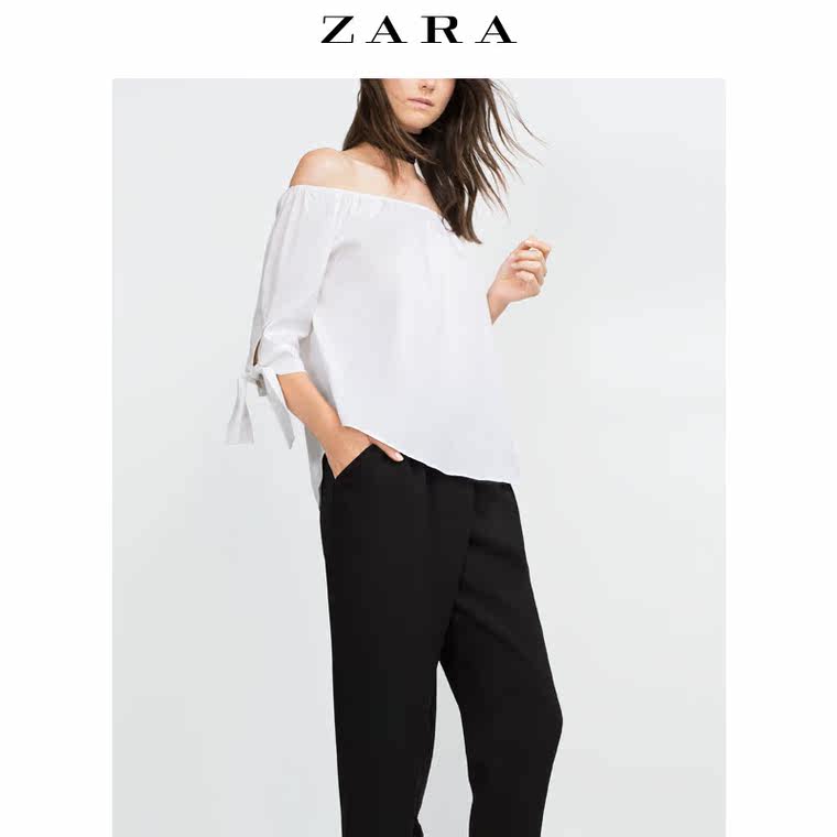 ZARA 女装 宽松长裤 07588778800