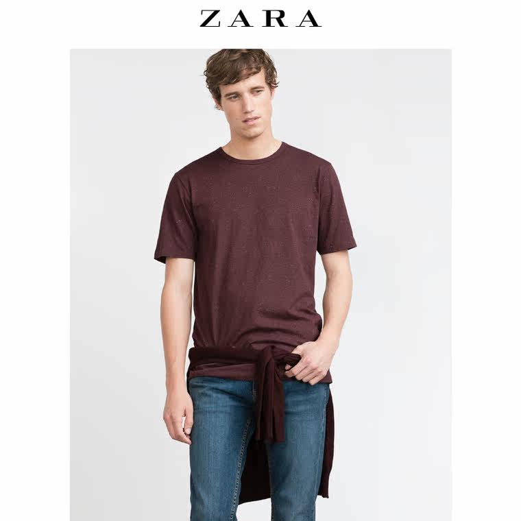 ZARA 男装 双面 T 恤 00495300681