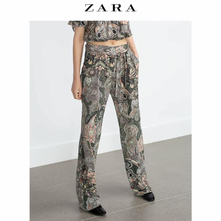 ZARA 女装 宽松长裤 07800079330