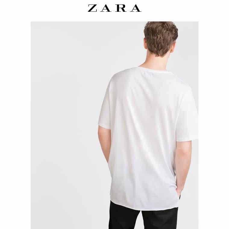 ZARA 男装 字母印花 T 恤 01165305250