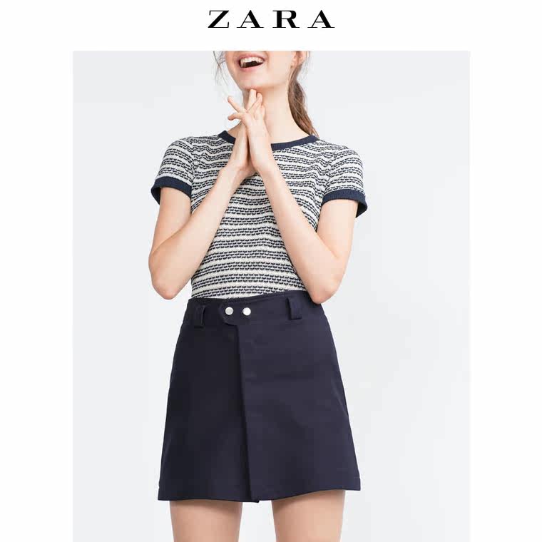 ZARA  TRF 女装 迷你裙  07663438401