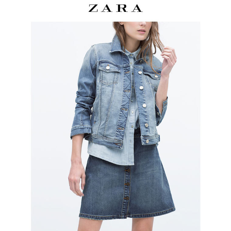 ZARA 女装 牛仔外套 07147032400