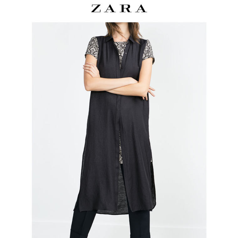 ZARA 女装 长衫式连身裙 07841348801