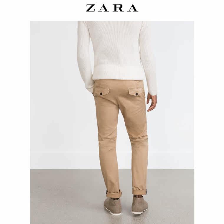 ZARA 男装 棉制休闲裤 06917320710