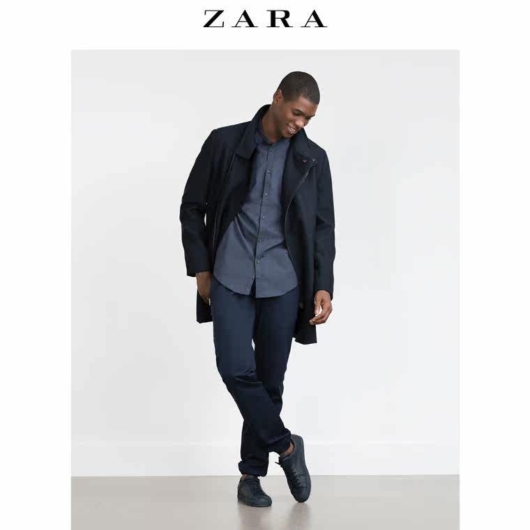 ZARA 男装 立领衬衫 06887301401