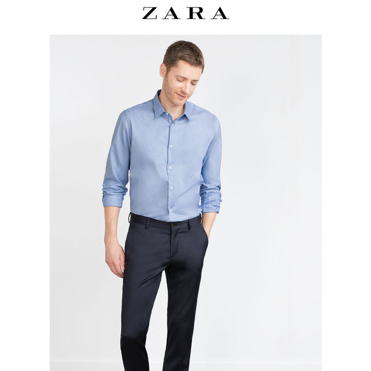 ZARA 男装 条纹衬衫 05445304400