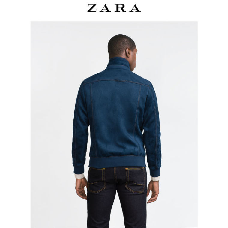 ZARA 男装 机车外套 00706307401