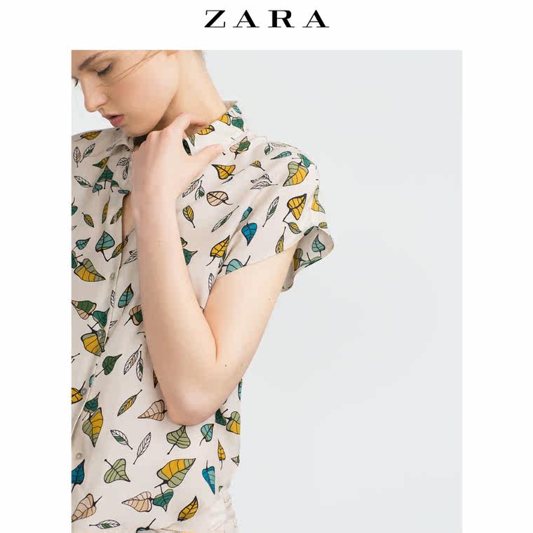 ZARA 女装 真丝罩衫 07884099712