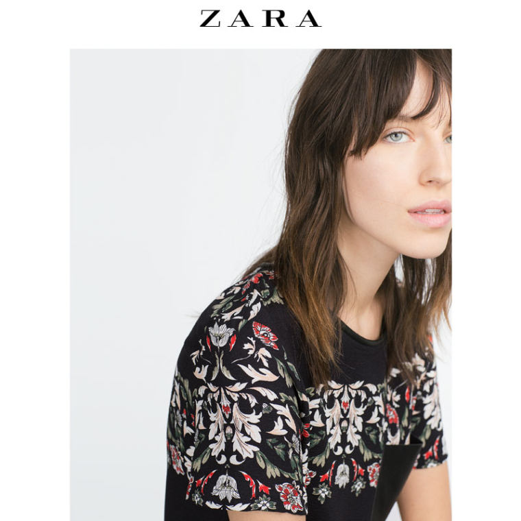 ZARA 女装 印花上衣 07929107093