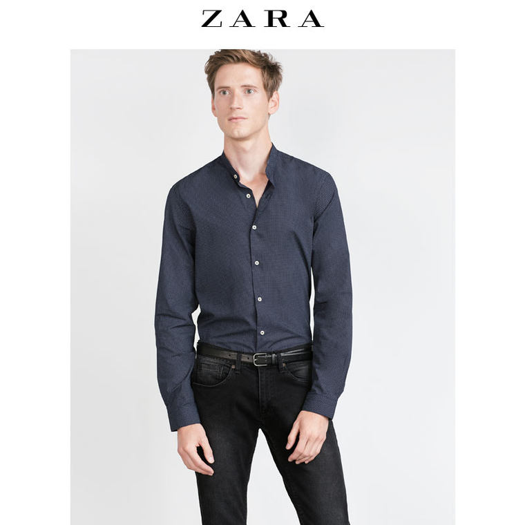 ZARA 男装 波点衬衫 07545320401