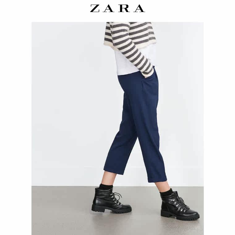 ZARA TRF 女装 宽松长裤 07248076430