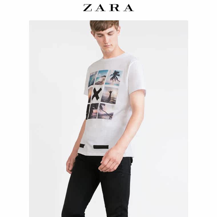 ZARA 男装 印花 T 恤 00679305250