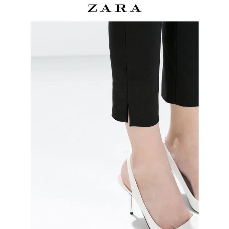 ZARA 女装 侧拉链饰长裤 07149053800