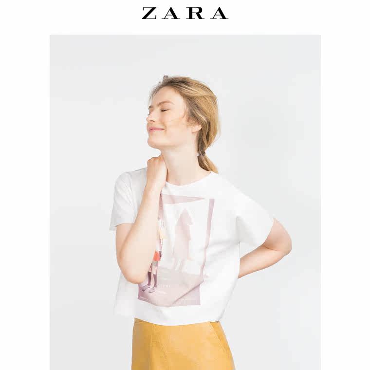 ZARA 女装 印花 T 恤 05580243251