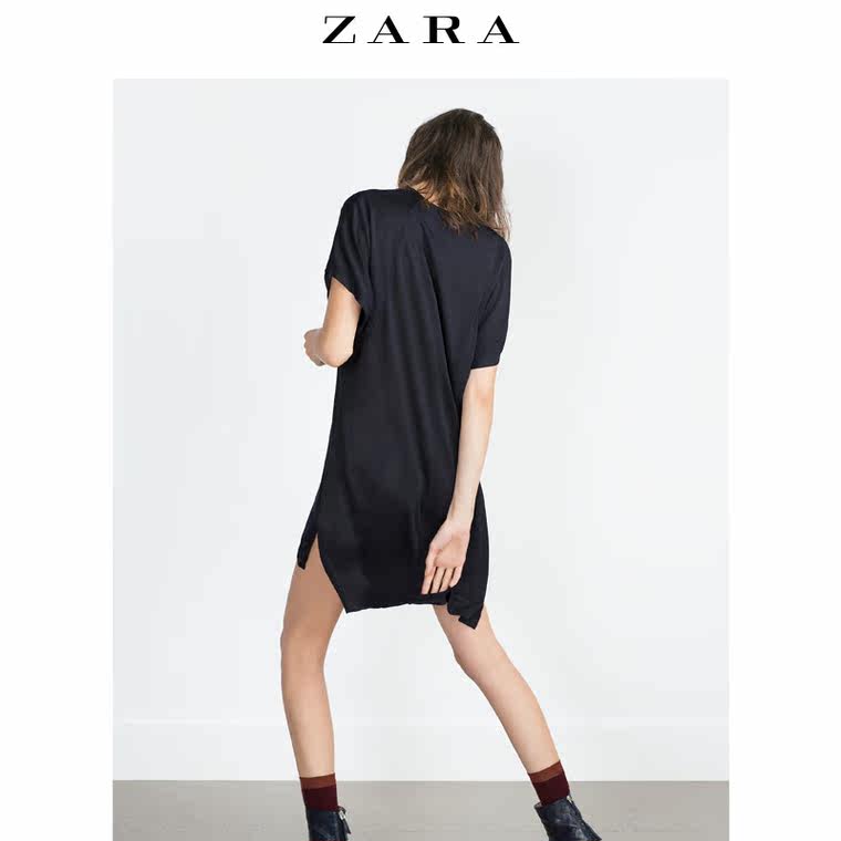 ZARA 女装 金属镶饰束腰外衣 05644252401