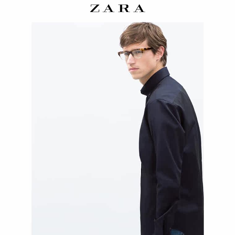 ZARA 男装 纹理衬衫 01446300401