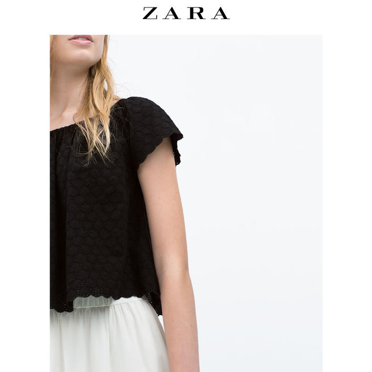 ZARA TRF 女装 露肩上衣 00881364800