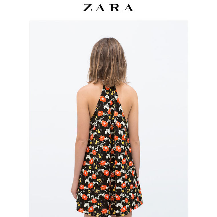 ZARA TRF 女装 提花连身裙 05584279021