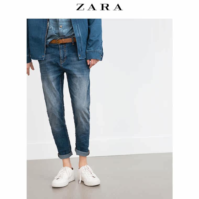 ZARA 男装 休闲丹宁裤 01608390407