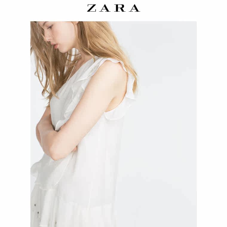 ZARA TRF 女装 不对称连身裙 07521232712