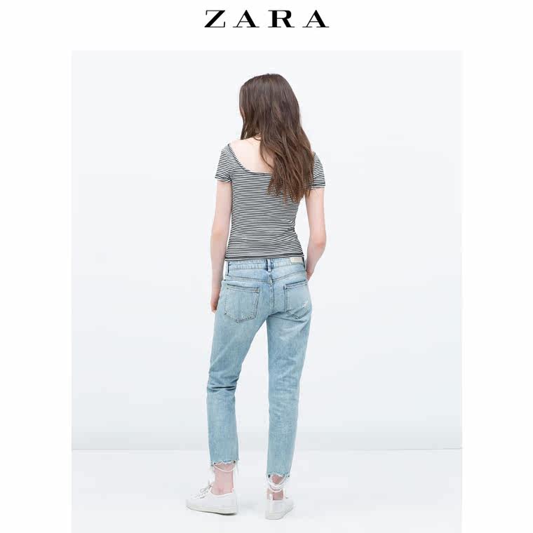 ZARA TRF 女装 方形剪裁 T 恤 05431272066