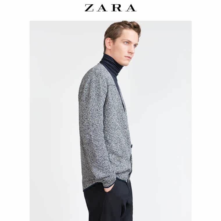 ZARA 男装 绞纹开衫 00367302401