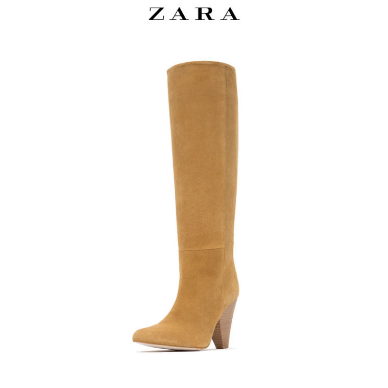 ZARA 女鞋 牛仔皮靴 16004001107