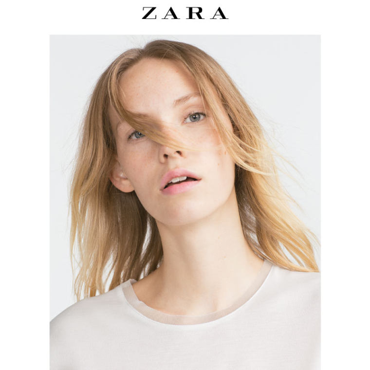 ZARA 女装 圆领 T 恤  05580825251