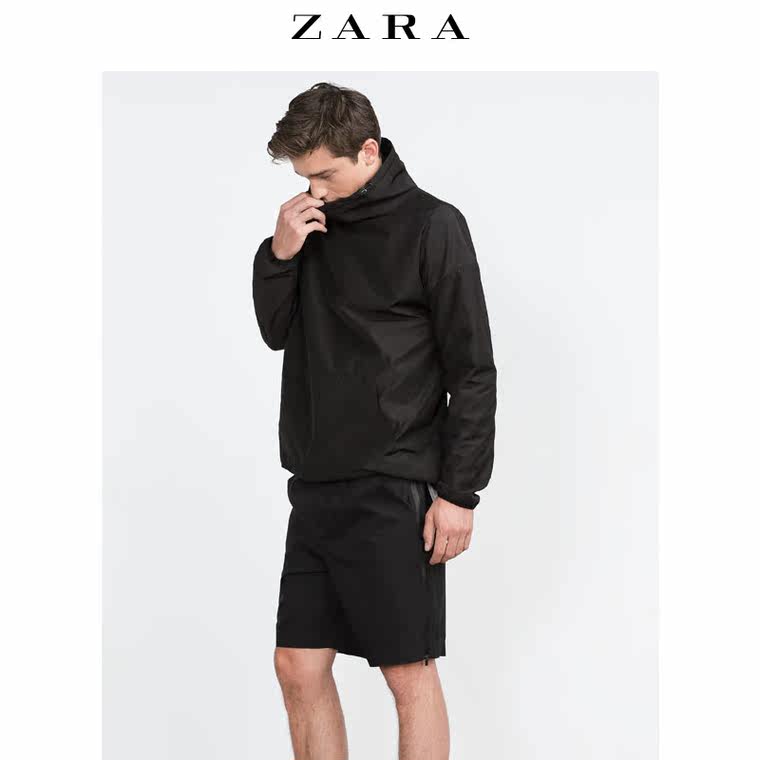 ZARA 男装 侧拉链百慕大短裤 06096301800